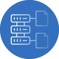 Database File Vector Icon Design