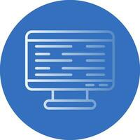Monitor Screen Vector Icon Design