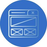 diseño de icono de vector de diseño de interfaz de usuario