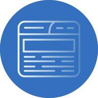 Web Browser Vector Icon Design
