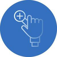 Zoom In Vector Icon Design