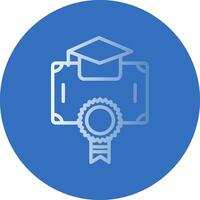 Bachelors Degree Vector Icon Design