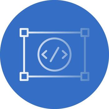 codificación vector icono diseño