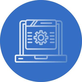 diseño de icono de vector de programación