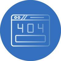 404 Error Vector Icon Design