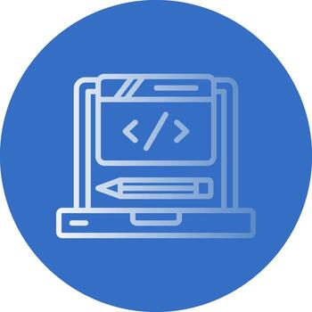 codificación vector icono diseño