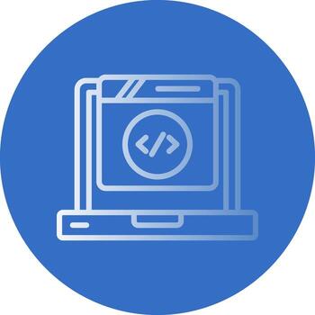 web codificación vector icono diseño