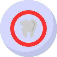 caries vector icono diseño