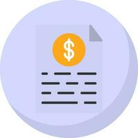 Medical Invoice Vector Icon Design