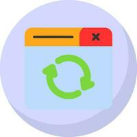 Refresh Page Vector Icon Design