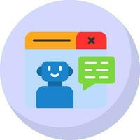 Chatbot Vector Icon Design