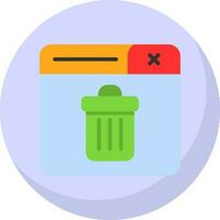 Trash Can Vector Icon Design