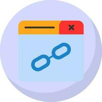 Web Link Vector Icon Design