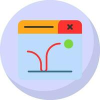 Bounce Rate Vector Icon Design