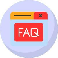 Faq Vector Icon Design