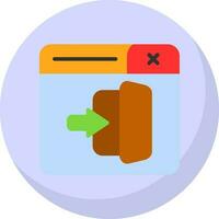 Logout Vector Icon Design