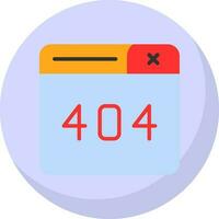 404 Error Vector Icon Design