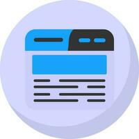 Web Browser Vector Icon Design
