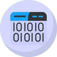 Binary Code Vector Icon Design