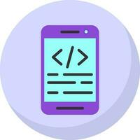 App coding Vector Icon Design
