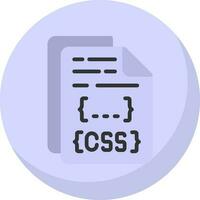 Css File Vector Icon Design