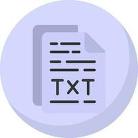 Txt File Vector Icon Design
