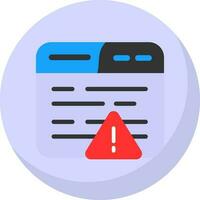 Warning Vector Icon Design