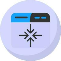 Minimize Vector Icon Design