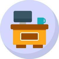 Information Desk Vector Icon Design