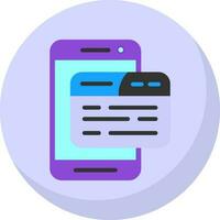 Mobile App Vector Icon Design