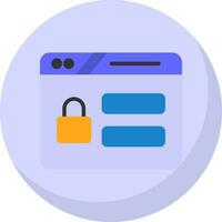 Password Vector Icon Design