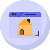 Home Page Vector Icon Design