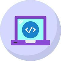 Web Coding Vector Icon Design