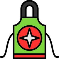 Apron Vector Icon Design
