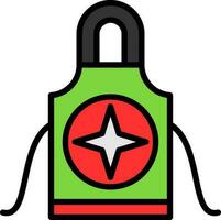 Apron Vector Icon Design