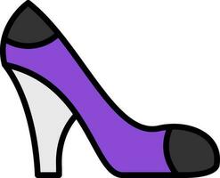 Woman shoes Vector Icon Design