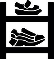 Shoe rack Vector Icon Design