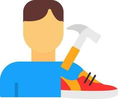 Shoemaker Vector Icon Design