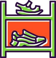 Shoe rack Vector Icon Design