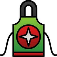 Apron Vector Icon Design