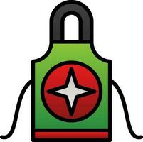 Apron Vector Icon Design