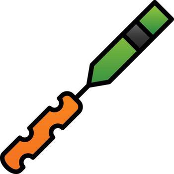 Chisel Vector Icon Design