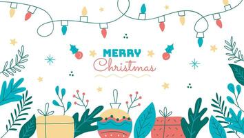 Merry Chirstmas Background vector