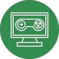 Pc game Vector Icon Design