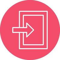 Sign in Vector Icon Design