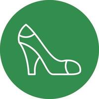 Woman shoes Vector Icon Design