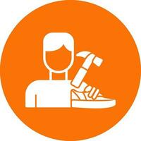 Shoemaker Vector Icon Design