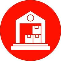 Warehouse Vector Icon Design