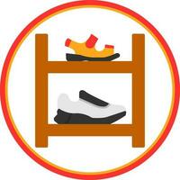 Shoe rack Vector Icon Design