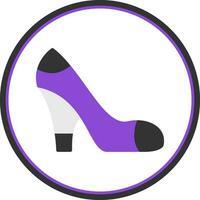 Woman shoes Vector Icon Design